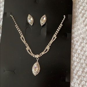 Fashion jewelry silver sett